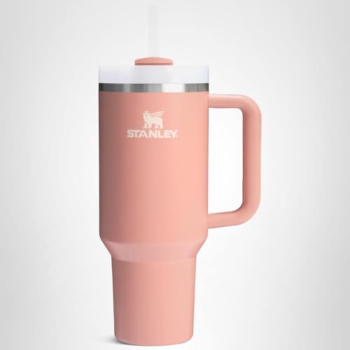 STANLEY Quencher H2.0 Tumbler with Handle and Straw 40 oz | Flowstate 3-Position Lid | Cup Holder Compatible for Travel | Insulated Stainless Steel Cup | BPA-Free | Exclusive Sienna
