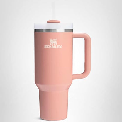 STANLEY Quencher H2.0 Tumbler with Handle and Straw 40 oz | Flowstate 3-Position Lid | Cup Holder Compatible for Travel | Insulated Stainless Steel Cup | BPA-Free | Exclusive Sienna