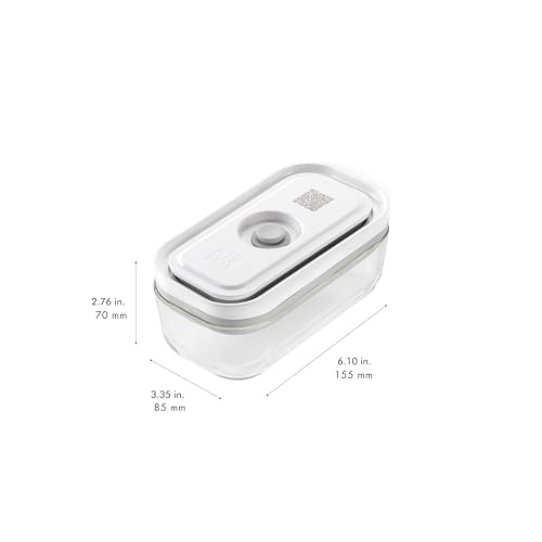 ZWILLING Fresh & Save 4-pc Small Glass Vacuum Sealer Food Storage Containers with Airtight Lids