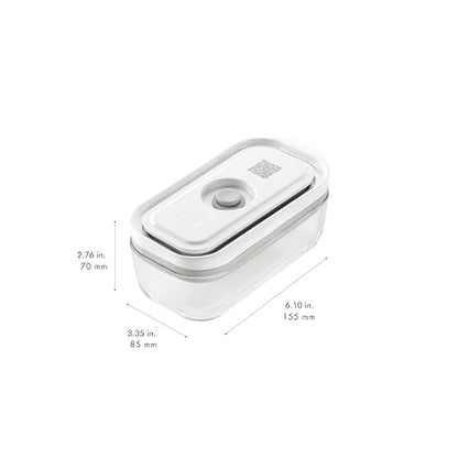 ZWILLING Fresh & Save 4-pc Small Glass Vacuum Sealer Food Storage Containers with Airtight Lids