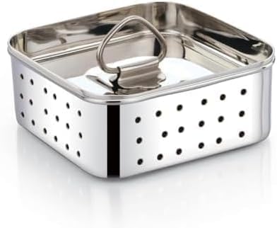 Premium 250ml Stainless Steel Square Paneer Maker – Ideal for Fresh Homemade Cheese and Tofu
