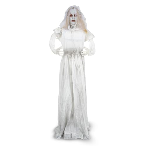 Ghost Bride Halloween Animatronic Decor 5.5FT Outdoor Haunted Display