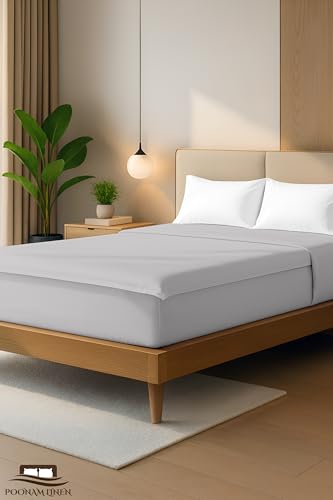 King Microfiber Zip-On Fitted Sheets - Light Grey, 16 Deep Pocket, 2-Piece Set