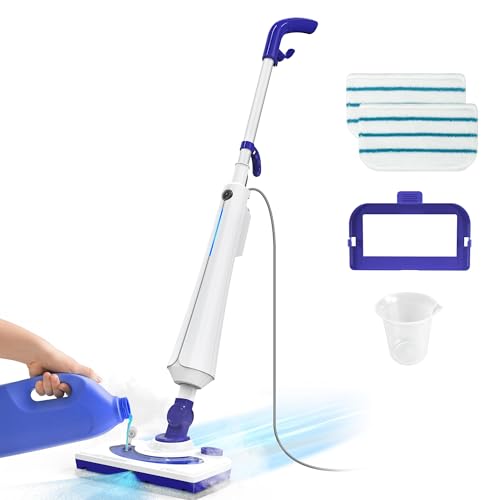Indigo Professional Steam Mop Cleaner 1300W Floor Steamer with Detergent Chamber