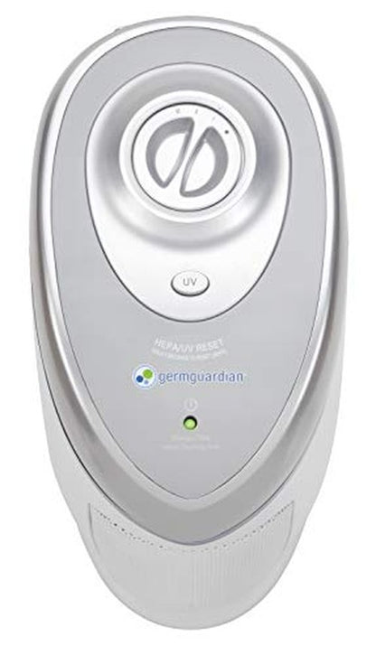 GermGuardian HEPA Air Purifier for Home, Large Rooms - 743 Sq. Ft. with HEPA Air Filter, UV-C Light & Odor Reduction, AC4825E, 22" Tower, Gray