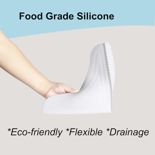Shower Splash Guard for Bathtub - White Silicone Corner Water Barrier