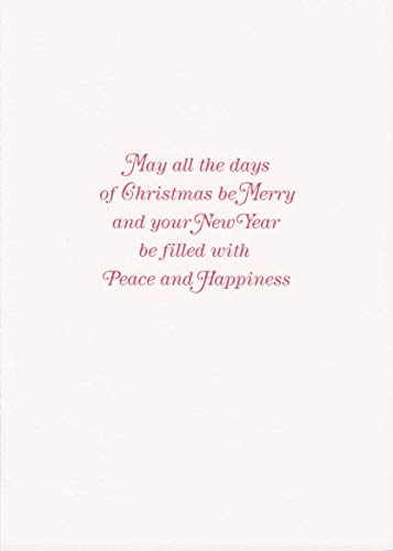 Christmas Cards Set with Foil-Lined Envelopes - 16 Count