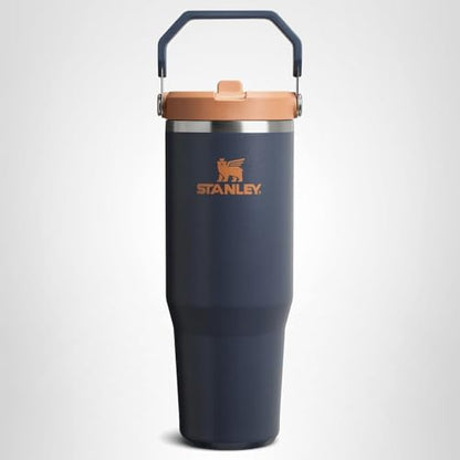 STANLEY IceFlow 2.0 Flip Straw Tumbler with Handle 20 oz | Twist On Lid and Flip Up Straw | Leak Resistant Water Bottle | Insulated Stainless Steel | BPA-Free | Twilight
