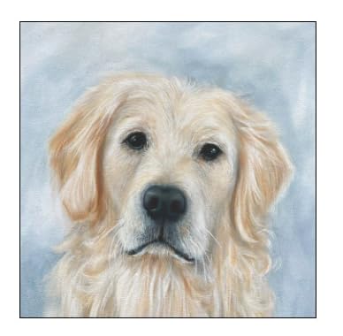 Golden Retriever Watercolor Cocktail Napkins - 20 Count, 5x5 Inches