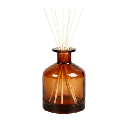 Amber Glass Reed Diffuser Bottle - 8.4oz Fragrance Container