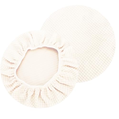 Round Cushion Cover for Barstools - D18 20-22 Inch Elastic Stool Slipcover