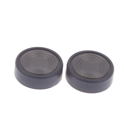 Vacuum Cleaner Wheel Replacement Set - 2 Black Rollers for Floor Brush Attachments