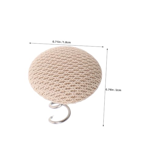 Fabric Covered Button Twist Pins 30pcs for Bed Skirts and Slipcovers