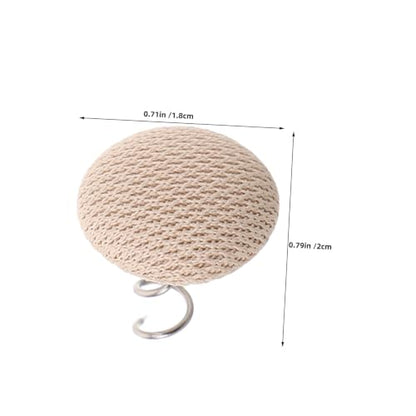 Fabric Covered Button Twist Pins 30pcs for Bed Skirts and Slipcovers