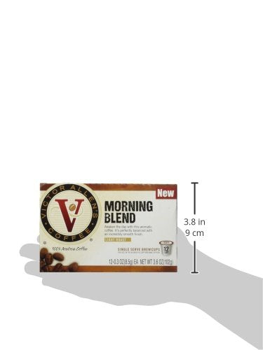 Victor Allen's Coffee Morning Blend, Light Roast, 12 Count, Single Serve Coffee Pods for Keurig K-Cup Brewers