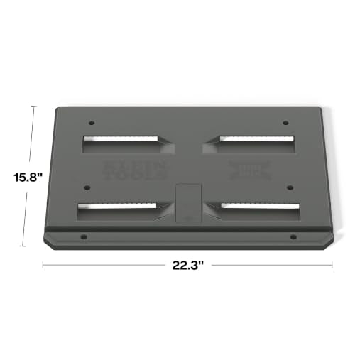 Klein Tools Modular Wall and Floor Mount Bracket for Toolboxes - Compact & Full Size Support
