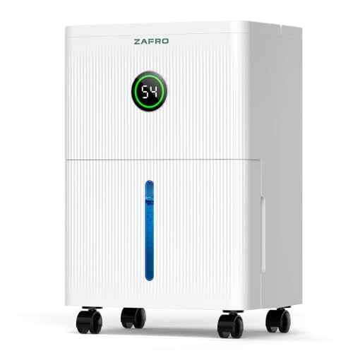 Dehumidifier 21 Pints Max Capacity for Basement and Home - White