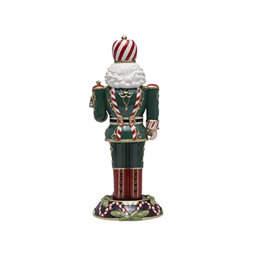 Decorative Nutcracker with Tree - Sugarplum King 17 Inch Holiday Figure