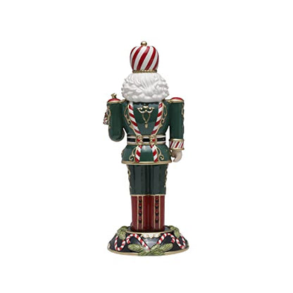 Decorative Nutcracker with Tree - Sugarplum King 17 Inch Holiday Figure