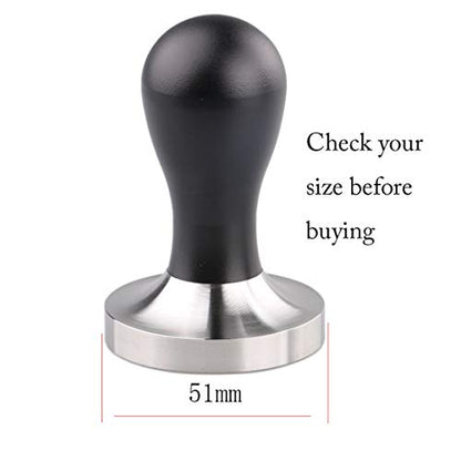 omgogo Coffee Tamper 51mm Barista Espresso Base Coffee Bean Press