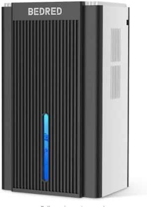 Skiennix Dehumidifier - 95OZ Capacity for 1000 Sq.Ft | Quiet Operation with Auto Shut Off & 7 Color Ambient Light - Ideal for Living Room, Bedroom, Basement (White/Black)