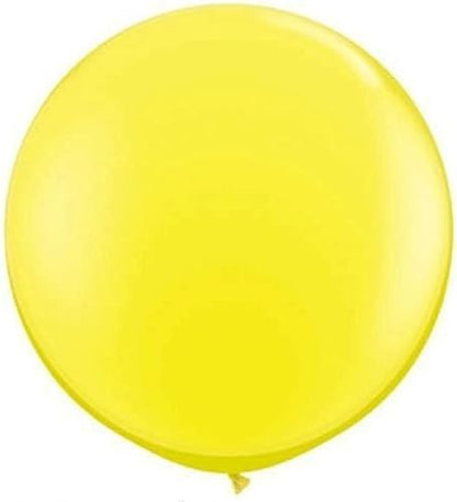 PMU Jumbo Latex Balloons - Premium 36 Inch Canary Yellow for Birthdays, Weddings & Baby Showers