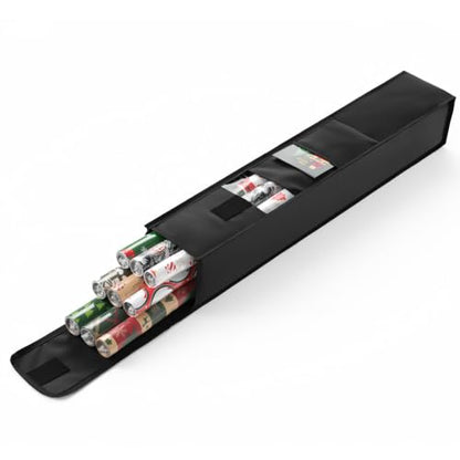 Long Gift Wrap Storage Bag 31 Inch - Wrapping Paper Organizer with Handles