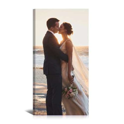 8x16 Custom Canvas Wall Art Prints with Your Photos - Ship Next Day