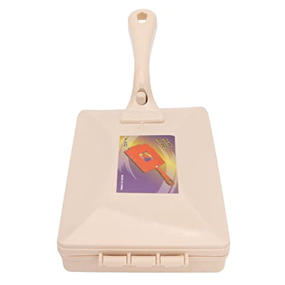 Double Roller Handheld Carpet Sweeper for Bed Couch & Desktop Cleaning