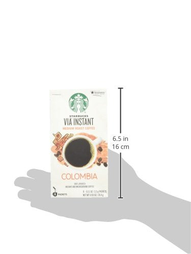 Starbucks VIA Colombia Coffee, 8ct (Pack of 2)