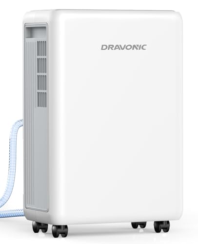 30 Pint Dehumidifier for Basement Up to 2000 Sq.Ft with Drain Hose - Compact & Low Noise