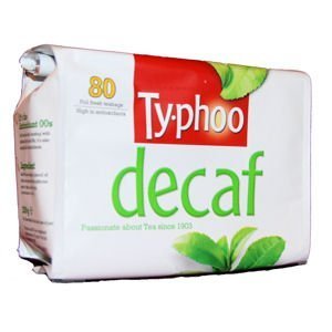 Typhoo Decaffeinated Tea, 80 bags per box