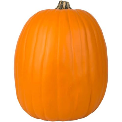 Orange Craft Pumpkin 13in Hollow Personalizable for Fall Halloween Thanksgiving