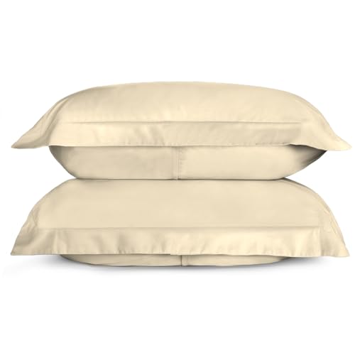 Ivory King Duvet Cover Set - 3-Piece 100% Cotton Bedding