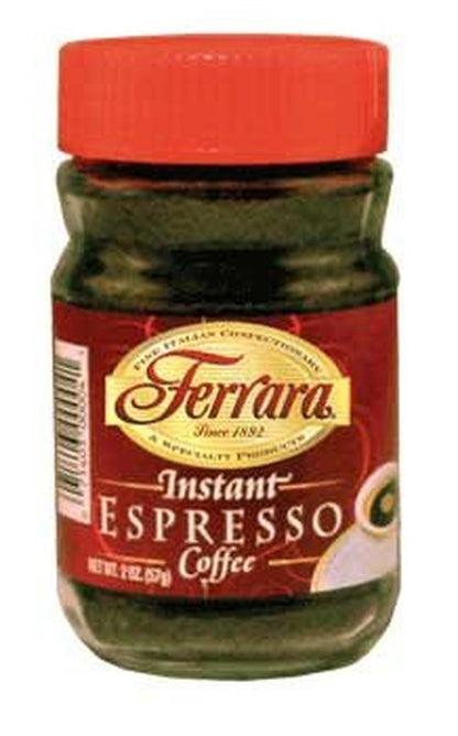Ferrara Instant Espresso Coffee - Rich Flavor in Convenient 2 oz Pack