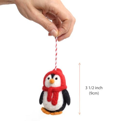 Christmas Felt Ornaments Set of 10 with Oil Diffuser - Mix