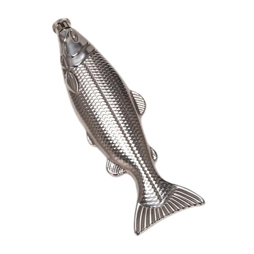 10 Pack Fish Shape Stainless Steel Hip Flask 5Oz for Outdoor Drinking