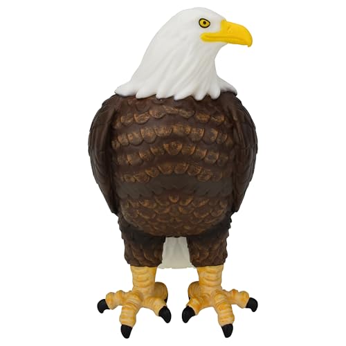 Large Patriotic Bald Eagle Christmas Tree Topper - 10 Inch USA Holiday Decor
