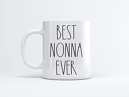 Nonna Ever Coffee Mug 11oz - Family Gift for Christmas & Birthday - Dishwasher & Microwave Safe