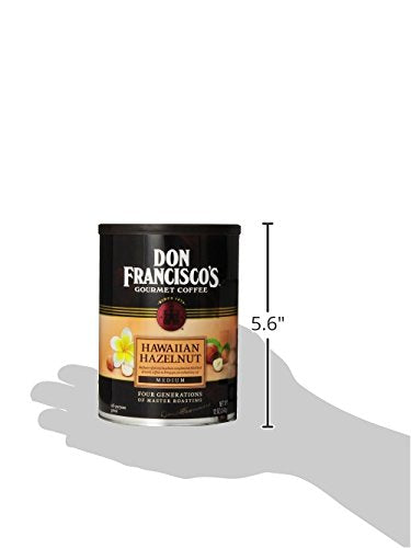 Don Francisco's Hawaiian Hazelnut Flavored Ground Coffee, 100% Arabica (12-ounce can)