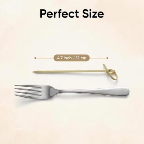 4.7 Inch Bamboo Cocktail Picks - 200 Pack for Appetizers & Drinks