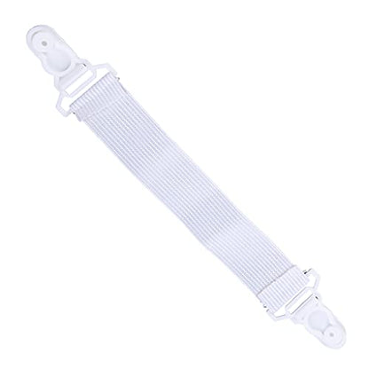 Bed Sheet Elastic Gripper Clips - Secure Mattress & Tablecloth Fasteners 4Pcs
