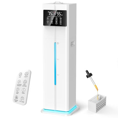9L Bedroom Humidifier with 60H Runtime and Top Fill - Pure White