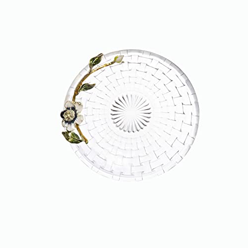 11oz Fancy Flower Tea Cup with Lid and Spoon - Mother's Day Gift