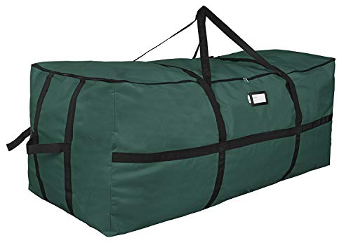 Green Christmas Tree Storage Bag Fits Up to 9 Ft Disassembled Holiday Tree Heavy Duty