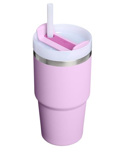 STANLEY Quencher H2.0 Tumbler with Handle and Straw 40 oz | Flowstate 3-Position Lid | Cup Holder Compatible for Travel | Insulated Stainless Steel Cup | BPA-Free | Exclusive Toasted Almond