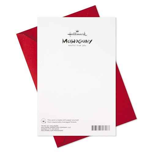 Hallmark Mahogany Valentine's Day Card (I'll Always Love You) for Anniversary, Romantic Birthday, Everyday Love, Sweetest Day