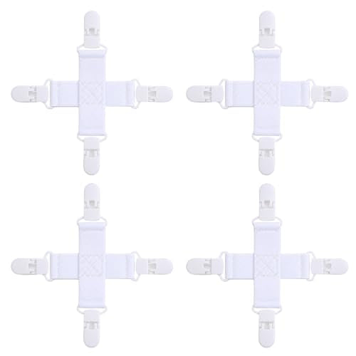 Bed Sheet Detangler Clips for Washer and Dryer - Set of 4