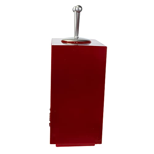 Battery-Operated Rudolph and Santa Musical TV Water Lantern - Holiday Decor