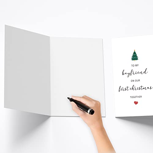 First Christmas Card for Boyfriend - To My Boyfriend on Our First Christmas - Variation #4